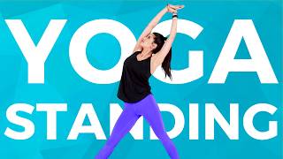 20 minute Standing Yoga Flow Do this anywhere [upl. by Ifar]