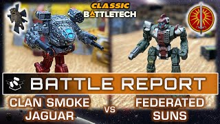 BATTLETECH Smoke Jaguar vs Federated Suns  Classic Battle Report  ilClan Era [upl. by Atela]