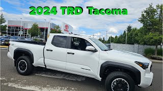 2024 Toyota Tacoma TRD OffRoad  Day one brand new [upl. by Enimzzaj]