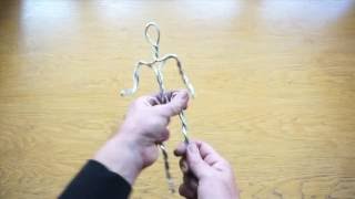 Making a 12quot Figure Armature the 3 minute armature [upl. by Sisson277]