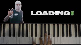 Central Cee  Loading Piano Tutorial [upl. by Goodill]