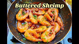 Garlic Butter Shrimp Buttered Shrimp Garlic Buttered Tiger Prawns [upl. by Katsuyama]