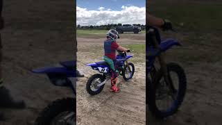 New Yamaha YZ85 at Ruakaka Race Track [upl. by Zingg632]