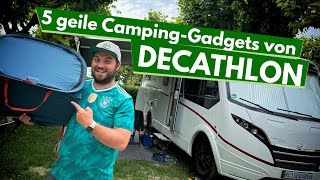 5 geile Camping Gadgets von Decathlon für Wohnmobil Campervan Wohnwagen und Zelt [upl. by Haynor]