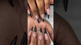 The perfect stiletto nails artnailsartnailsinspiration goviral [upl. by Yetak364]