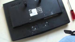 How to hang a LCD TV without mounting bracket Review [upl. by Quirk]