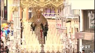 Virgen del Amparo Pollinica en Tribuna de los Pobres  Málaga 2018 [upl. by Ehcrop]