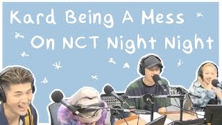 Kard being a mess on nct night night [upl. by Nehcterg]