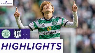 Celtic 30 Dundee  Furuhashi Heads Home To Help Celtic Go Top  cinch Premiership [upl. by Gretna]