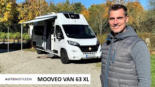 Mooveo Van 63 XL CampingBus  Kastenwagen auf DucatoBasis mit Hochdach  Review  Test  2022 [upl. by Nolubez]