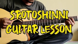 Srotoshinni Guitar Lesson  Encore  Srotoshinni Chords [upl. by Repsihw]