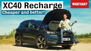 2023 Volvo XC40 Recharge Pure Electric review – best electric SUV  What Car [upl. by Enyamrahs]