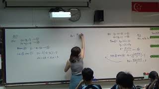 2E 2024 Ex 1C Substitution Hwk amp Ch 13 Solving Simult Eqns using Graphical Method Part 2 [upl. by Eciruam]