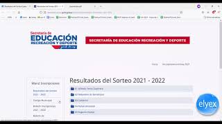 Resultados del Sorteo Cupos – Colegios Escuelas Municipales [upl. by Avilys]