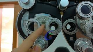 Optometry Equipment Vision Tester Manual Phoropter MeCan Medical [upl. by Aizti]