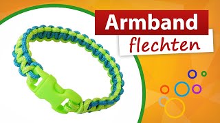 trendmarkt24 Armband flechten  Schritt für Schritt Anleitung  Flechtschnur Armband selber machen [upl. by Nnylyt]