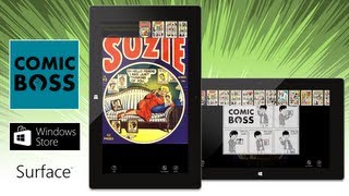 Comic Boss on Surface Tablet with Windows RT [upl. by Oizirbaf439]