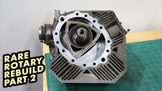 RARE ROTARY ENGINE Runs Rebuild And First Start  Rotary ATV EP 2 [upl. by Yadseut]