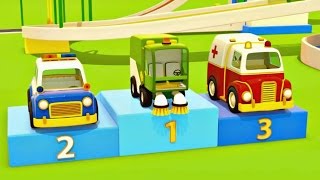 Helper Cars A Car Cartoon Animation for Kids [upl. by Enaenaj189]