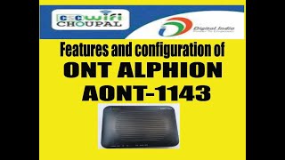 How to configure Alphion ONT AONT 1143 and its features [upl. by Ennaihs531]