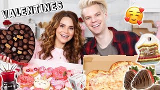 OUR LOVE STORY  Valentines Day Mukbang w My Boyfriend [upl. by Gati]