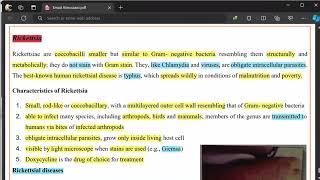 المحاضرة 15 Mycoplasma and Rickettsia ج2 [upl. by Airtemed33]