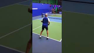 😈Lobbing and Banging pickleballhighlights pickleball sports sporthighlights shorts [upl. by Ymaj753]