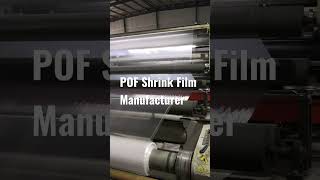 POF Shrink Film Polyolefin Shrink Film Heat Shrink Wrap Plastic Film Production [upl. by Poore]