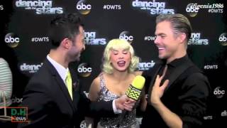 Bindi Irwin amp Derek Hough  Post week 9 media amp interviews  Season 21  DWTS [upl. by Arodasi]