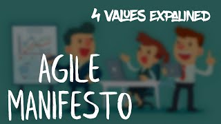 Agile Manifesto  4 Values Explained [upl. by Rollie]