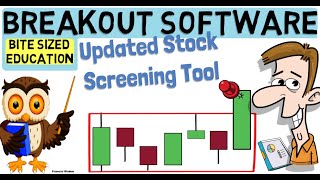 BREAKOUT TRADING SOFTWARE  Stock trading screener to identify stocks breaking out of consolidation [upl. by Bopp571]