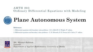 Plane Autonomous System  Part2  Stability analysis of linear plane autonomous system [upl. by Ewolram41]