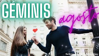 GEMINIS ♊️🧚🏻‍♀️ EN AGOSTO SURGEN COMPROMISOS 💍💖 LE ENCANTARÁ QUE LE DIGAS ESTAS PALABRAS 🗣️😍 [upl. by Herwig377]