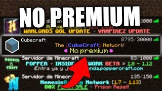 CUBECRAFT SERA NO PREMIUM CON PRUEBAS 😱 MINECRAFT [upl. by Solrak]