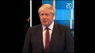 RoyaumeUni Débat animé entre Boris Johnson et Jeremy Hunt [upl. by Ahsenrat749]