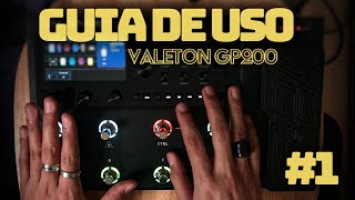 Guia Valeton GP200  SIN SOFTWARE  1 [upl. by Nanis735]