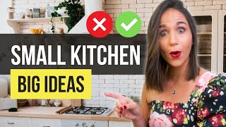 ✅ TOP 10 SMALL KITCHEN Interior Design Ideas and Home Decor  Tips and Trends [upl. by Reffotsirhc]