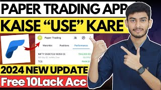 Front Page Trading App Kaise Use Kare  Paper Trading kaise kare  How to use Frontpage App [upl. by Stochmal]