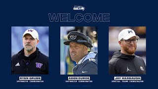 Seahawks Coordinators Introductory Press Conference  February 15 2024 [upl. by Gabbey]