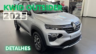 KWID OUTSIDER 2025 EM DETALHES [upl. by Aihsikal]