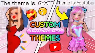 Buying CUSTOM THEMES In Dress To Impress But It GETS UNHINGED  ROBLOX [upl. by Rask]