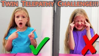 Twin Telepathy Challenge Are We Really Twins [upl. by Dauf]