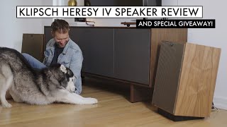 MIND BLOWN KLIPSCH HERESY IV Speaker Review TOP LOUDSPEAKER in 2020 [upl. by Naie]