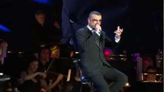 George Michael A Different Corner HD Live Symphonica Tour Birmingham NEC September 17th 2012 [upl. by Fransisco]