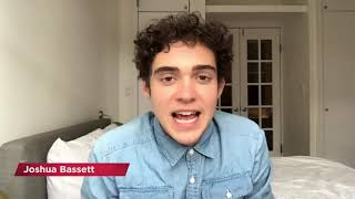 Joshua bassett answers fan questions and talks HSMTMTS season 2  Full interview [upl. by Alisa]