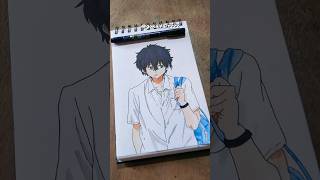 Draw Houtarou oreki from Hyouka  Anime drawing animedrawing hyouka art sketch shorts [upl. by Kluge]