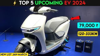 ⚡Top 5 Upcoming Best Electric Scooter 2024  Starting 79000₹  Best Electric scooter  Ev auto Gyan [upl. by Pachston912]