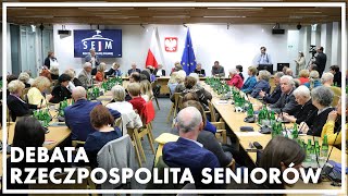 Debata panelowa quotRzeczpospolita Seniorówquot [upl. by Notyep]