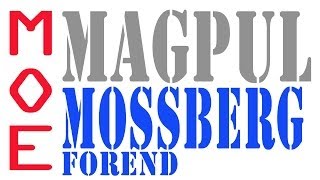 MAGPUL MOSSBERG MOE Forend 500 590 590A1 Install [upl. by Eniahpets]