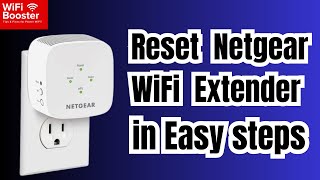 How to Reset Netgear WiFi Extender Reset Netgear WiFi Extender [upl. by Dolph]